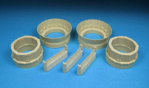 Barracuda Studios BCR32063 1:32 Heinkel He-219A-7 Uhu Open Cowl Flaps Set