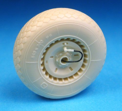 Barracuda Studios BCR32066 1:32 Messerschmitt Me-262 Main, Ribbed Hub Nosewheels