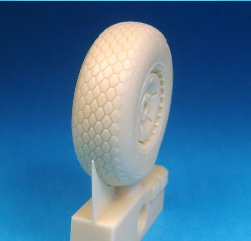 Barracuda Studios BCR32066 1:32 Messerschmitt Me-262 Main, Ribbed Hub Nosewheels