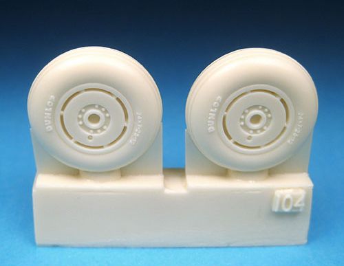 Barracuda Studios BCR32104 1:32 Supermarine Spitfire 3 Slot Wheels