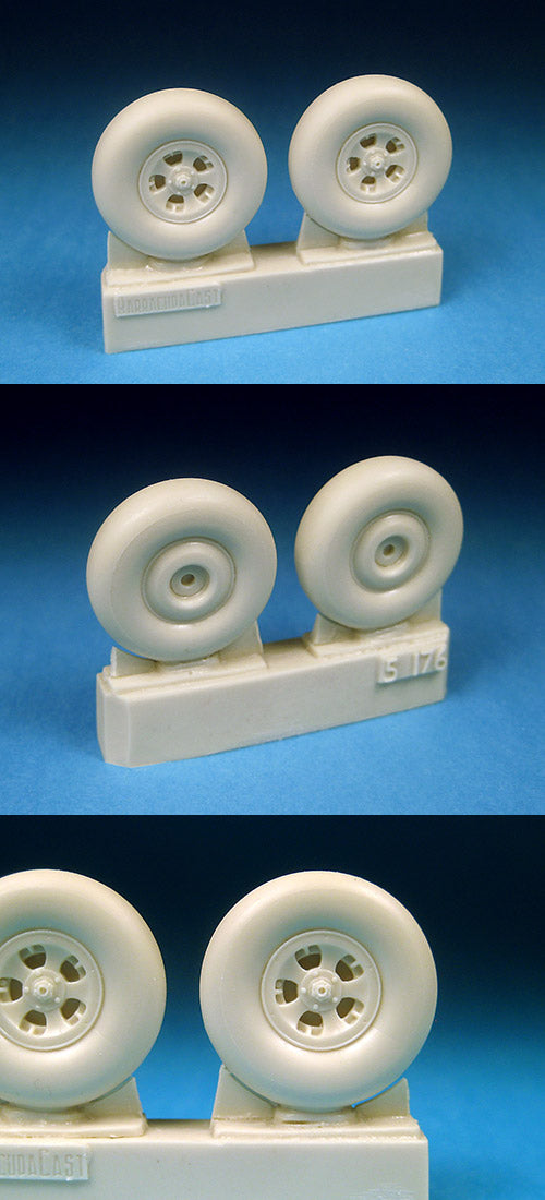 Barracuda Studios BCR32176 1:32 Spitfire Mk.I-Mk.V Five Slot Main wheels