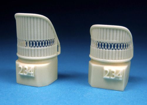 Barracuda Studios BCR32234 1:32 British WWI Wicker AGS SEATS