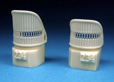 Barracuda Studios BCR32234 1:32 British WWI Wicker AGS SEATS