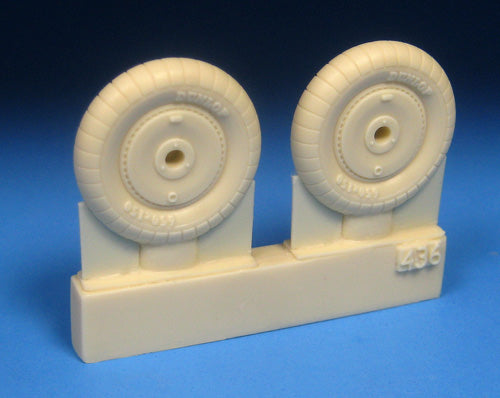 Barracuda Studios BCR32436 1:32 Bf-109E/F mainwheels ribbed tires
