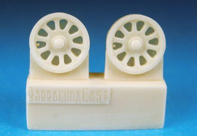 Barracuda Studios BCR48050 1:48 P-51 Mustang Oval Tread Pattern Wheels