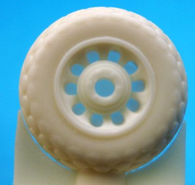 Barracuda Studios BCR48050 1:48 P-51 Mustang Oval Tread Pattern Wheels