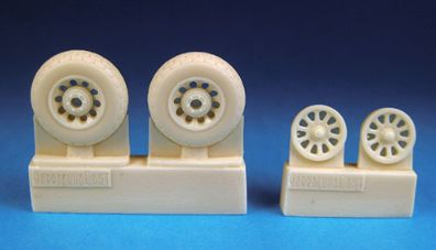 Barracuda Studios BCR48051 1:48 P-51D Mustang Hexagonal Tread Wheels