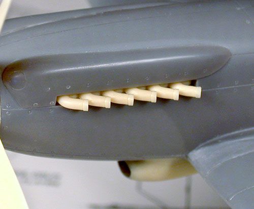 Barracuda Studios BCR48092 1:48 Supermarine Spitfire PR Mk.XIX Tubular Exhausts