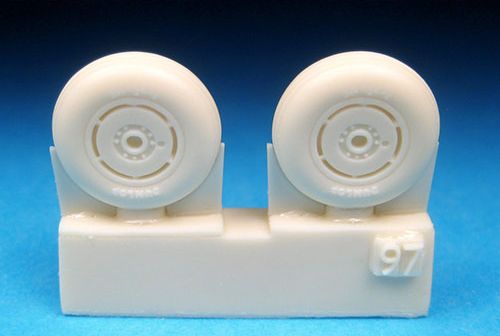 Barracuda Studios BCR48097 1:48 Supermarine Spitfire Mk.XIX 3 slot wheels