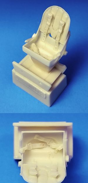 Barracuda Studios BCR48194 1:48 Spitfire Mk.IX snapshot cockpit upgrade.