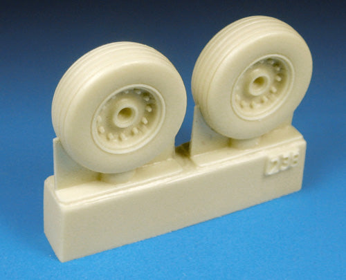 Barracuda Studios BCR48238 1:48 Rockwell B-1B Lancer Main and nose wheel set