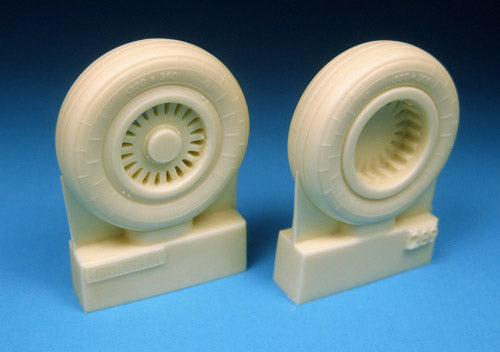 Barracuda Studios BCR48289 1:48 Mikoyan MiG-25PD/PDS Foxbat Main and Nose Wheels