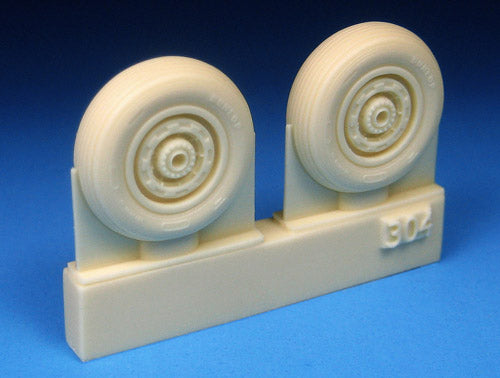 Barracuda Studios BCR48304 1:48 Gloster Meteor F.8 Main and Nose Wheel Set