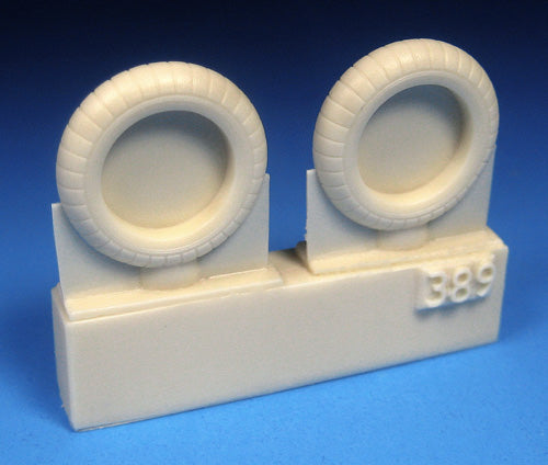 Barracuda BCR48389 Bf-109G-5 to G-14 Ribbed Tyres/Plain Hubs 1:48