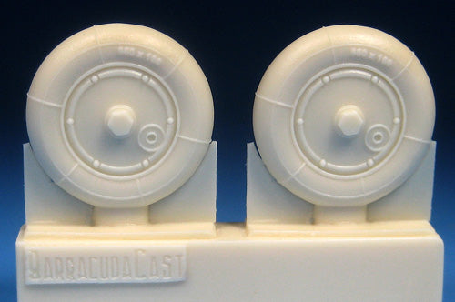 Barracuda BCR48390 Bf-109G-5 to G-14 Smooth Tyres/Plain Hubs 1:48