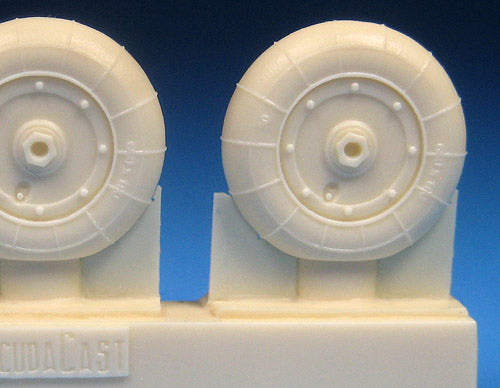Barracuda Studios BCR48391 1:48 Messerschmitt Bf-109G-10 & Bf-109K-4 Main wheels