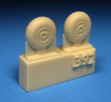 Barracuda Studios BCR48392 1:48 Messerschmitt Bf-109GK Tall Tailwheel Set