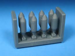 Barracuda Studios BCR48527 1:48 Hawker Sea Fury 2 Tier RP-3 Rockets and rails