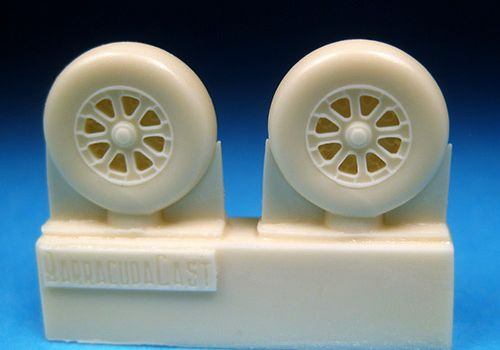 Barracuda Studios BCR72100 1:72 Vought Corsair, Grumman Hellcat Wheels