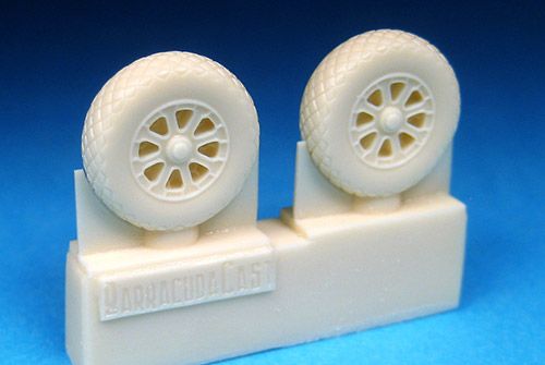 Barracuda Studios BCR72101 1:72 Vought Corsair, Grumman Hellcat Wheels