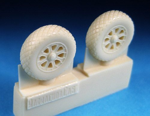 Barracuda Studios BCR72101 1:72 Vought Corsair, Grumman Hellcat Wheels