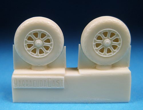 Barracuda Studios BCR72102 1:72 Vought Corsair, Grumman Hellcat Wheels