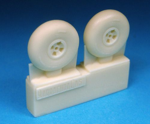 Barracuda BCR72146 Westland Whirlwind 4-Slot Main Wheels 1:72