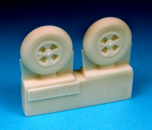 Barracuda Studios BCR72222 1:72 British 4-Slot 32" Wheels