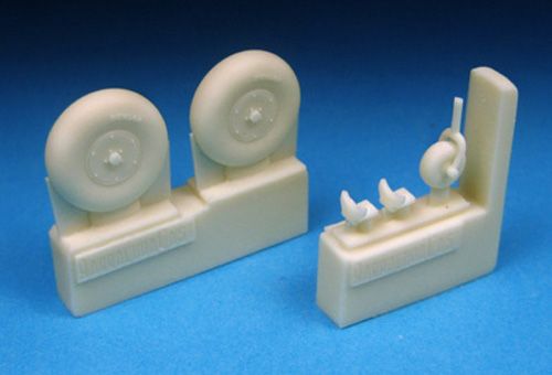 Barracuda BCR72225 Boulton-Paul Defiant Main & Tail Wheels 1:72