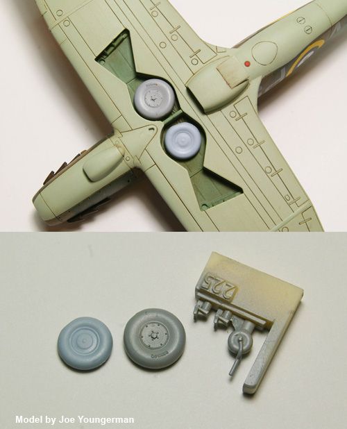Barracuda BCR72225 Boulton-Paul Defiant Main & Tail Wheels 1:72