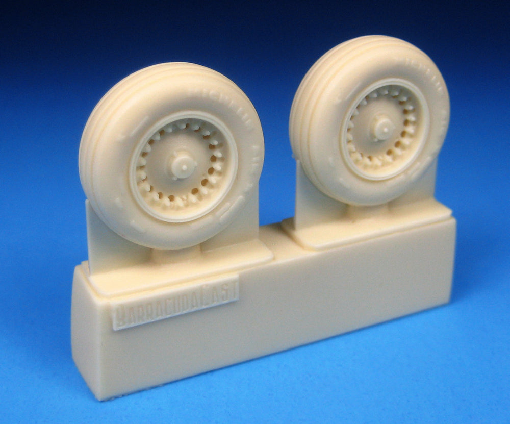 Barracuda BCR72299 1:72 Rockwell B-1B Lancer Main & Nose Wheel Set