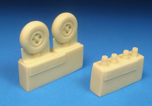 Barracuda Studios BCR72315 1:72 Supermarine Spitfire 4-slot wheels smooth tyre