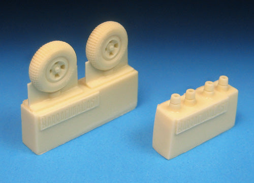 Barracuda Studios BCR72316 1:72 Supermarine Spitfire 4-slot block tread