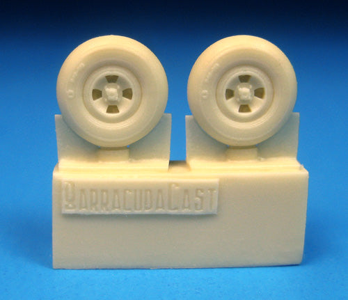 Barracuda Studios BCR72341 1:72 Supermarine Spitfire Four Slot Mainwheels