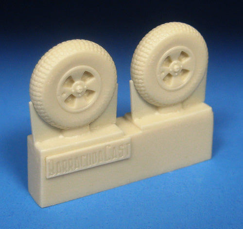 Barracuda BCR72444 DH-103 Hornet Block Tread Mainwheels 1:72