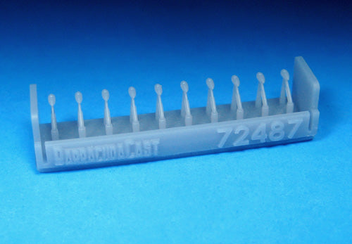 Barracuda BCR72487 Bf-109F/G/K Aileron Mass Balances 1:72