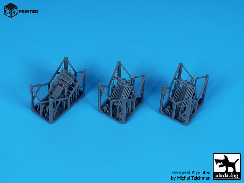 Blackdog BDA20001 1:200 Airport tow truck + baggage carts