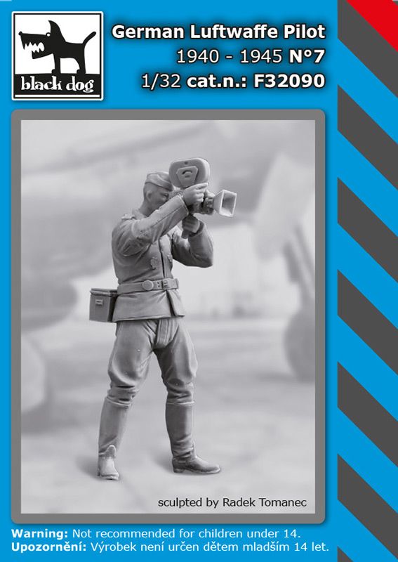 Blackdog BDF32090 1:32 German Luftwaffe pilot N deg 7 1940-45 WWII