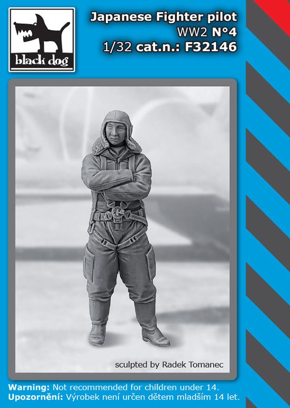 Blackdog BDF32146 1:32 Japanese fighter pilot WWII N deg 4