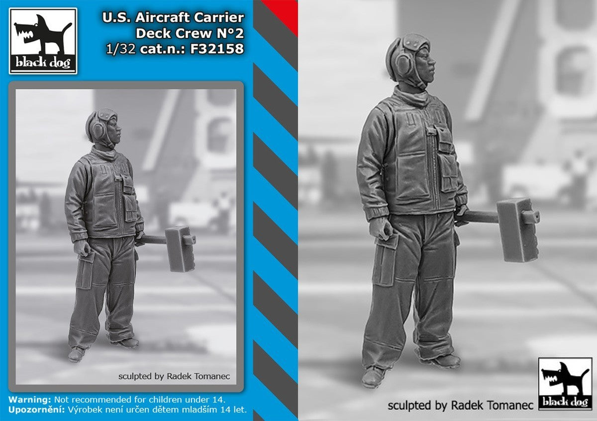 Blackdog BDF32158 1:32 US aircraft carrier deck crew N deg 2