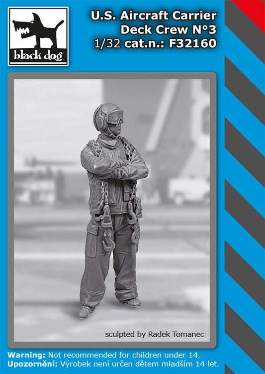Blackdog BDF32160 1:32 US aircraft carrier deck crew N deg 3