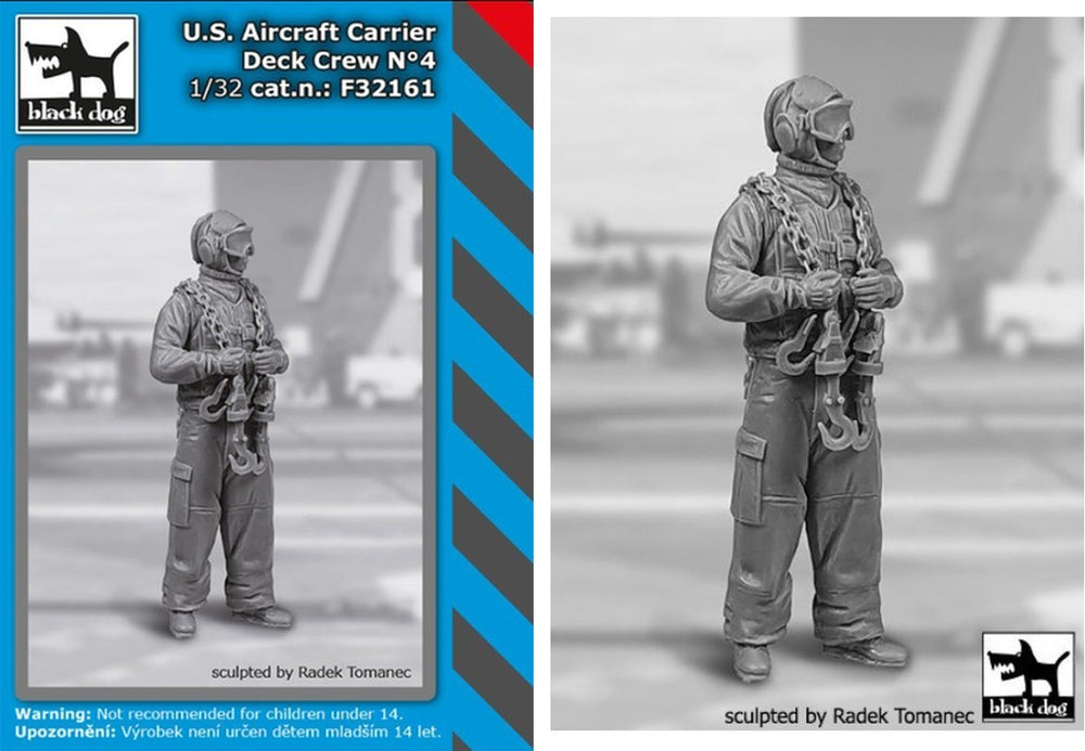 Blackdog BDF32161 1:32 US aircraft carrier deck crew N deg 4