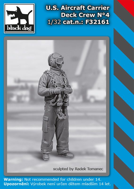 Blackdog BDF32161 1:32 US aircraft carrier deck crew N deg 4