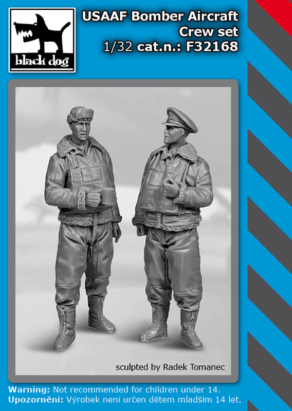 Blackdog BDF32168 1:32 USAAF Bomber aircraft crew set