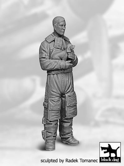 Blackdog BDF32169 1:32 German fighter pilot and dog WWII