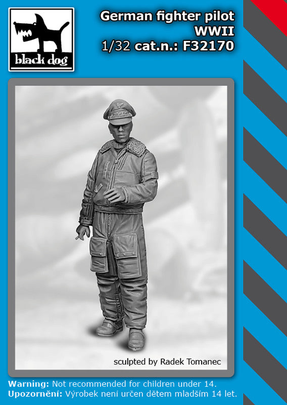Blackdog BDF32170 1:32 German fighter pilot WWII