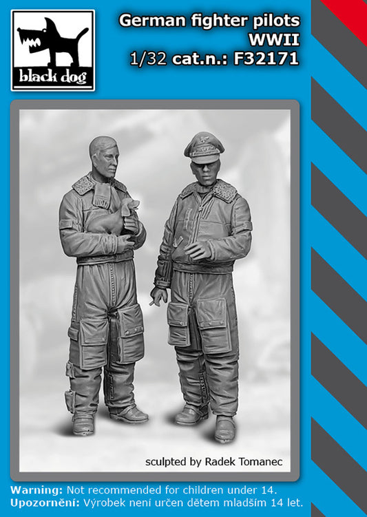 Blackdog BDF32171 1:32 German fighter pilots WWII