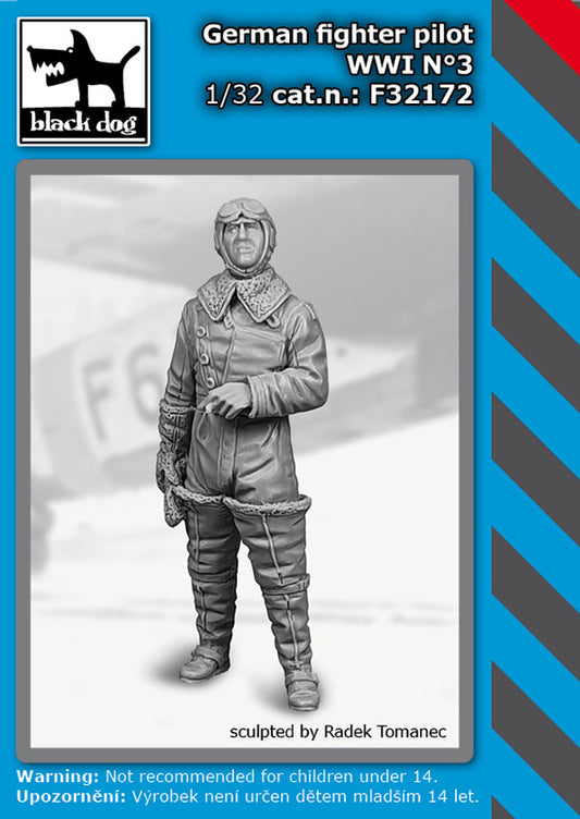Blackdog BDF32172 1:32 German fighter pilot WWI N deg 3