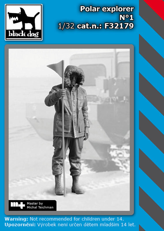 Blackdog BDF32179 1:32 Polar explorer N deg 1 with flag