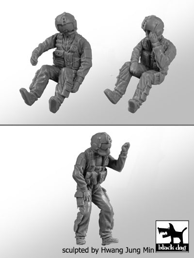 Blackdog BDF48002 1:48 Sikorsky Black Hawk pilots